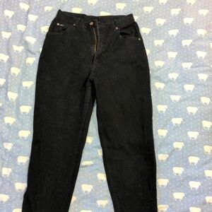 Lee vintage black high waisted mom jeans